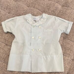 Feltman Brothers vintage hand embroidered dress size 3-6 mths